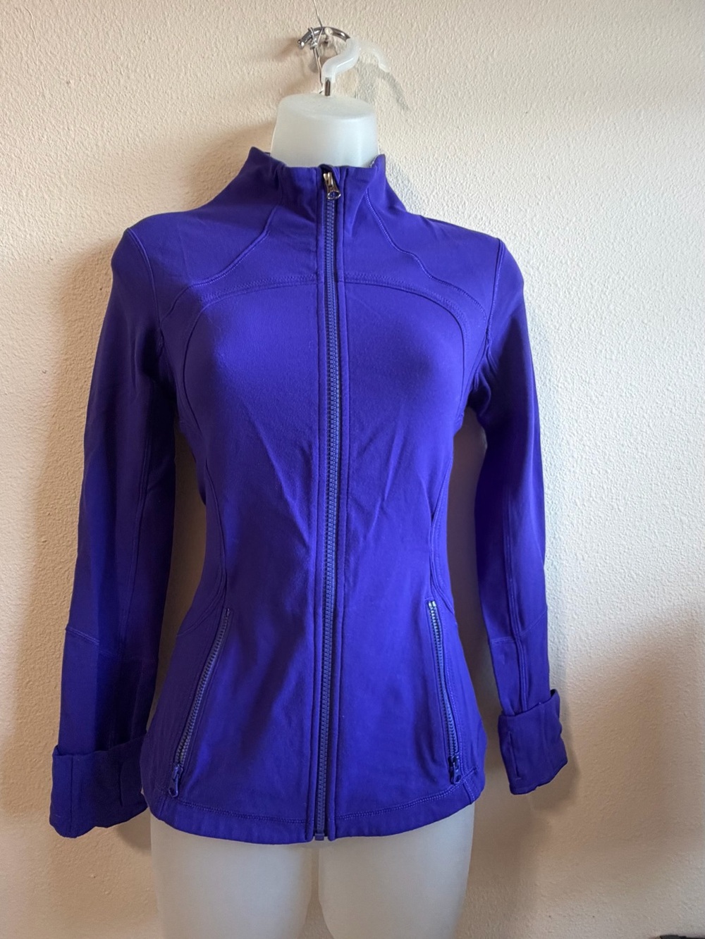 lululemon athletica Deep Purple Fitted Bomber Jacket
